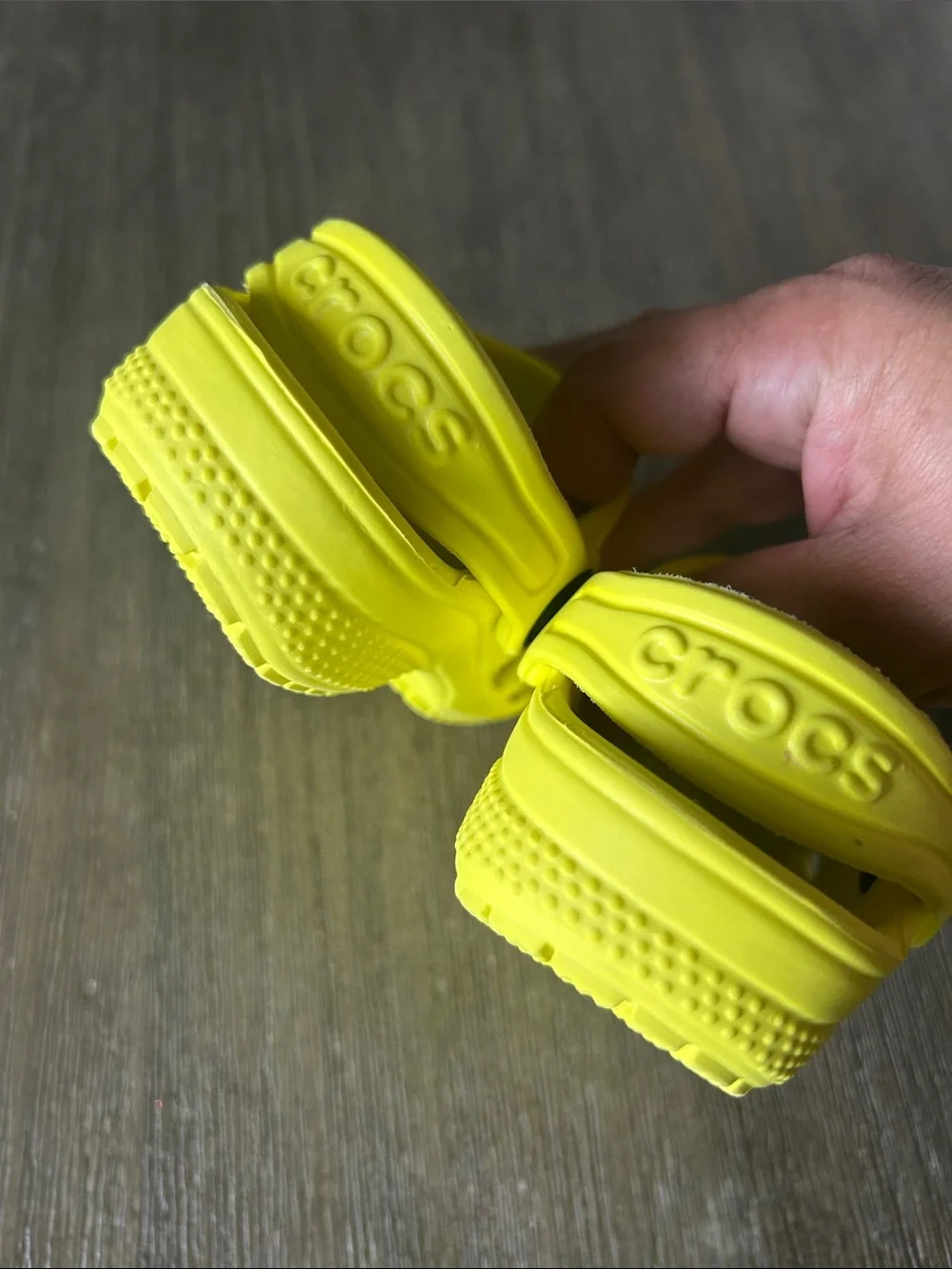 CROCS Kids' Classic Clog - Bright Yellow, Like New, Sz. C5.